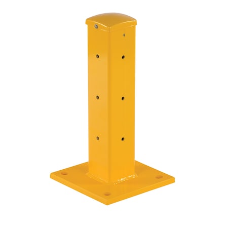 Vestil Structural Guard Rail - Rigid Post GR-F3R-DI-TP18-YL